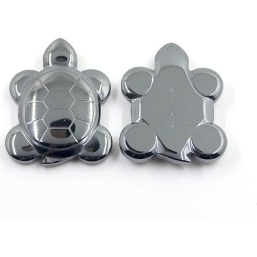 Hermatite Tortoise Necklace Pendant Animal Pendant for Making Jewelry DIY Accessories Turtle Pendant