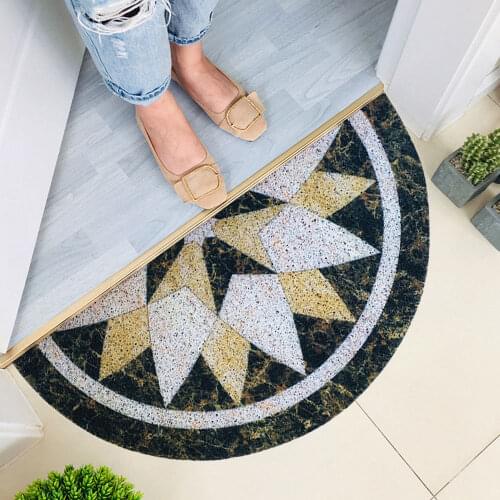 Marble Pattern Anti-slip Doormat Floor Mat Entrance Front Door Floor Rugs Family Home Decors