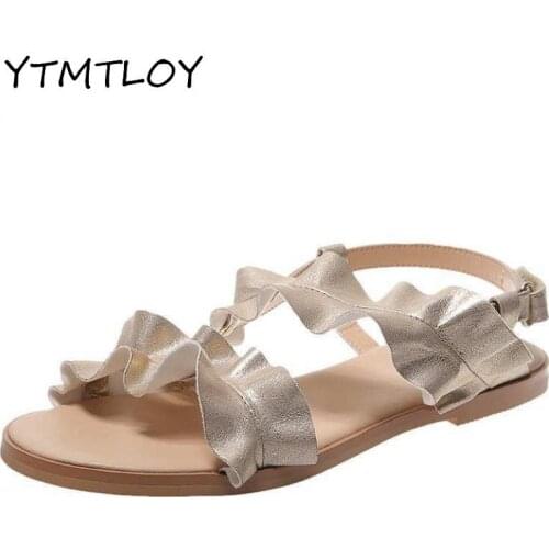 2021 Casual Sandals Ladies Wedge Sandals Ankle Buckle Open Toe Fish Mouth Swing Summer And Autumn Ladies Shoes Fashion