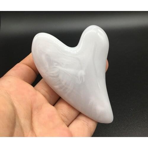 Heart Shaped Scraper Face Massager Gua sha Scraper Board Facial Guasha Meridian Muscle Relaxation Skin Lifting Face Thin Scraper