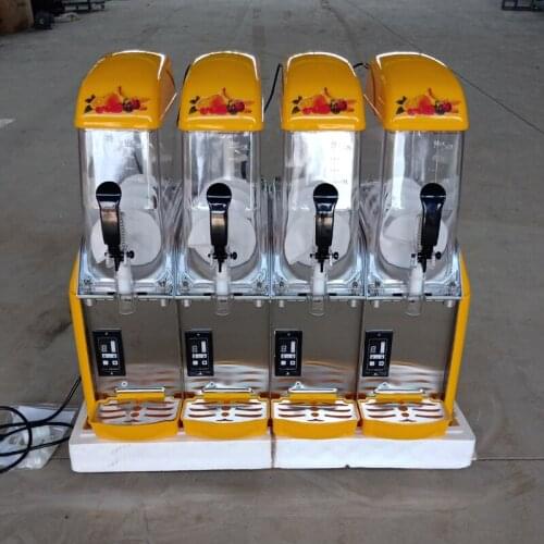 3 Tanks Slush Machine Smoothies Granita Machine Snow Melting Machine Slushing Maker Cold Drink Machine 1100W