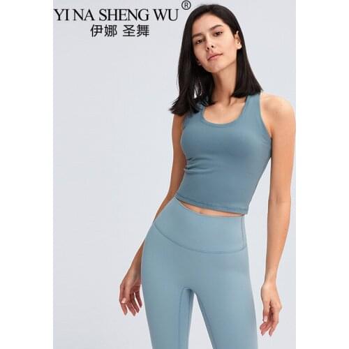 Sports Vest Womens Running Fitness T Shirts Sexy Crop Top Workout Run Quick-Dry Yoga Tank Tops Elastic Tight Gym Sports Clothes