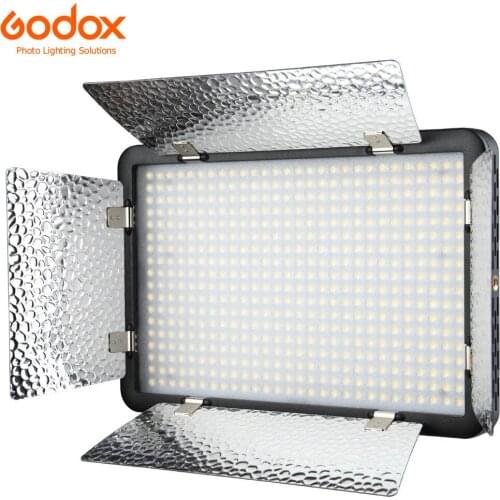 Godox LED500LR/W LED Video Light 5600K White Version w/ Reflectors & Remote Control For Studio Photography Video Recording