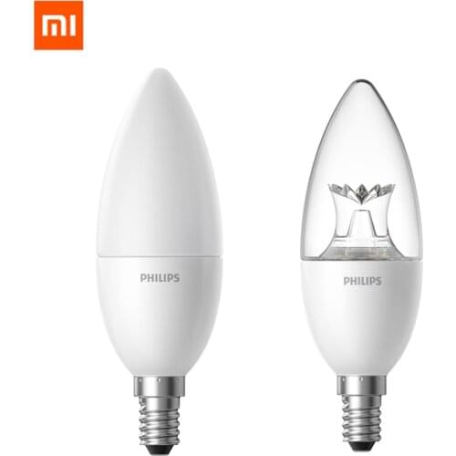 Xiaomi Mijia Philips Smart LED Bulb Wifi Remote Control by MI HOME APP E14 Lamp 3.5W Smart Home Kits Xiaomi LED Lamp