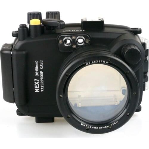 40m 130ft Waterproof Box Underwater Housing Camera Diving Case for SONY Nex-7 Nex7 16-50mm 18-55mm lens Bag Case Cover