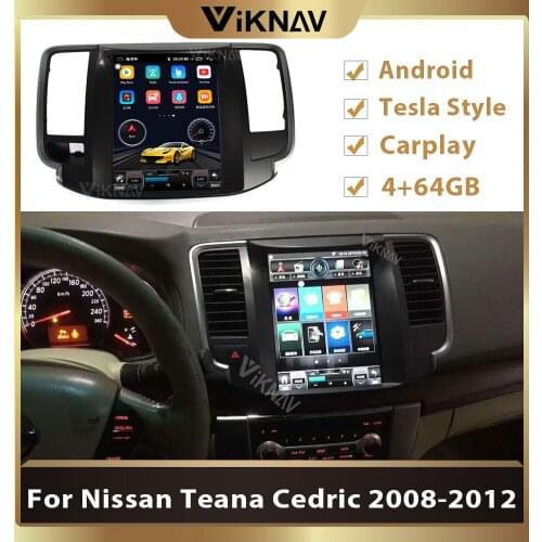 2din Android Car Radio Head Unit for Nissan teana Cedric 2008-2011 2012 Stereo Receiver Multimedia Player GPS Navigation