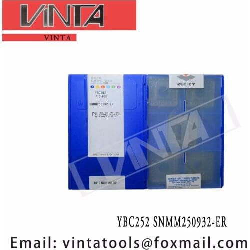 Free shipping high quality 10pcs/lots YBC252 SNMM250932-ER cnc carbide turning inserts