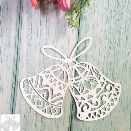 Big Christmas Bell Metal Cutting Dies for Craft Dies Stencil Template Scrapbook Embossing Knife Mould Blade Punch Card Dies Cut