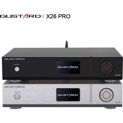 Gustard DAC-X26 PRO ESS9038 PRO*2 DAC Bluetooth 5.0 K2 Clock Synthesizer X26PRO DSD512 PCM768KHz Decoder