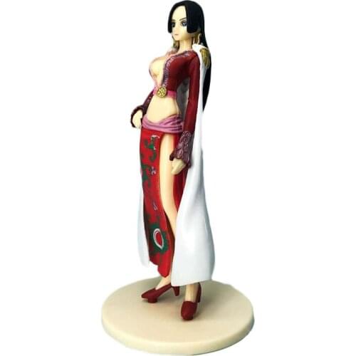 Exquisite Quality One Pieces Hancock Cloak Female Emperor Pvc 14cm Anime Action Figure Model Collection Toy Desktop Decoration