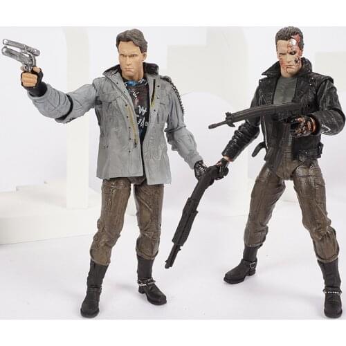 NECA The Terminator Schwarzenegger Judgment Day T-800 Arnold Action Figure PVC Collectible Model Toy