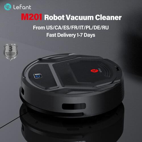 Lefant M201 Mini Robot Vacuum Cleaner For Home Pet Hair, Hard Floor, Low Pile Carpets,Super Quiet 1800pa With WiFi/App/Alexa