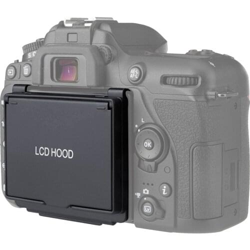 LU D7500-L LCD Screen Protector Pop-up sun Shade lcd Hood Shield Cover for nikon D7500 Digital CAMERA