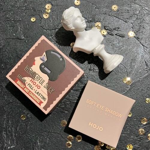 HOJO Monochrome Eyeshadow Pearly Matte Easy-to-Apply Long-lasting Waterproof and Sweat Resistant Non-Smudged Eye Makeup