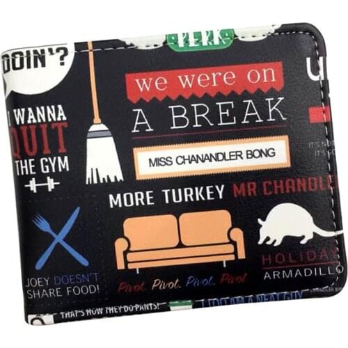 Mens Personalised friends Wallet Credit Card Holder Coin Purse