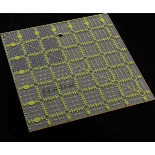 New Square Shape Grid Acrylic Quilting Templates Patchwork Ruler 16.5x16.5cm DIY Craft Garment Clothes Sewing Tools Accessories