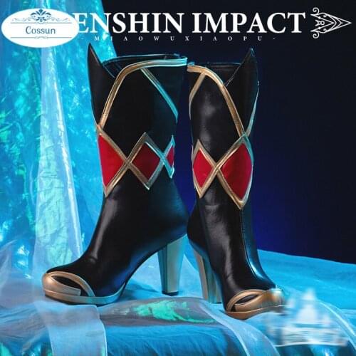 Rosaria Cosplay Shoes Genshin Impact Cos Mondstadt Sister Womens Prop Shoes