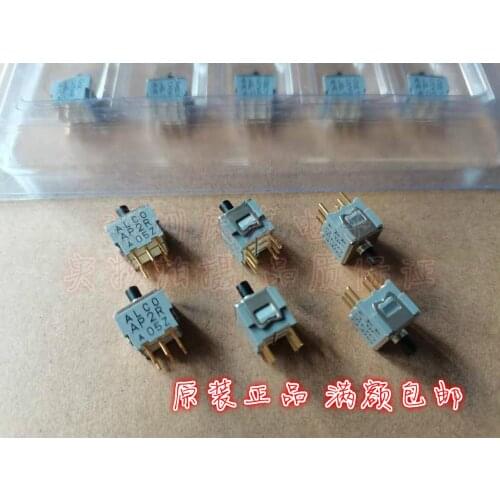 Original new 100% AP2R-2S-Z miniature button switch 6pin vertical power key switch