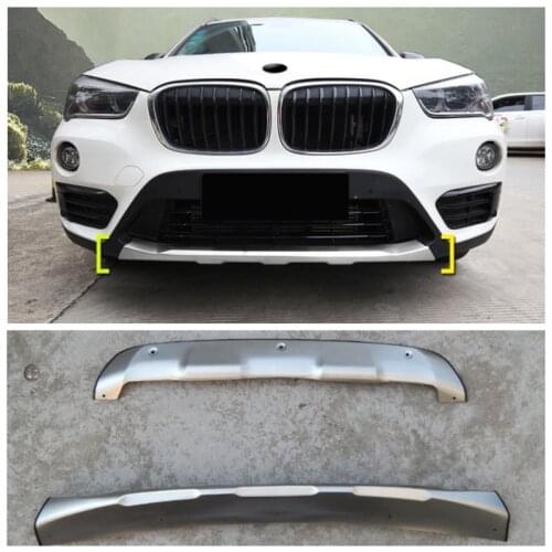 Stainless steel Car Front Rear Bumper Protector Guard Plate Fits For Fits For BMW X1 F48 2016 2017 2018 2019