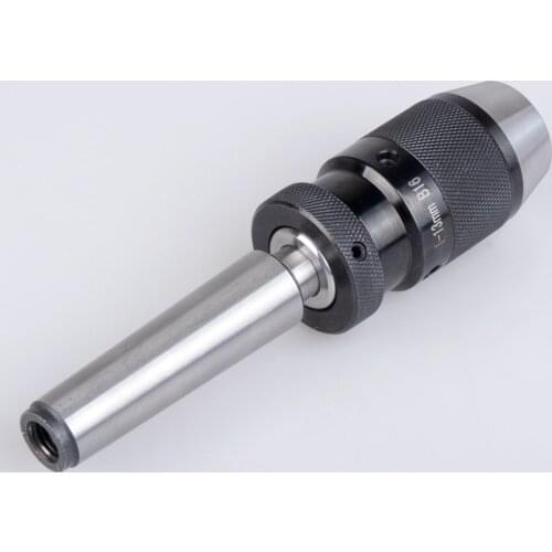 Drill Chuck Arbor B16 (1-13mm) Self Tighten Keyless Drill Chuck & MT3-B16 Arbor Fits For Almost All Drilling And Lathes With MK3