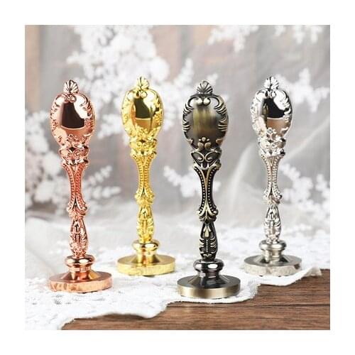 1PC Retro Wax Sealing Stamp Alloy / Wood Handle For Wax Sealing Stamps Grip Wedding Post Stamping Art DIY Craft
