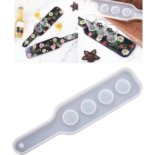 Silicone Coaster Resin Casting Mold Epoxy Fruit Tray Plate Mould Craft Tools