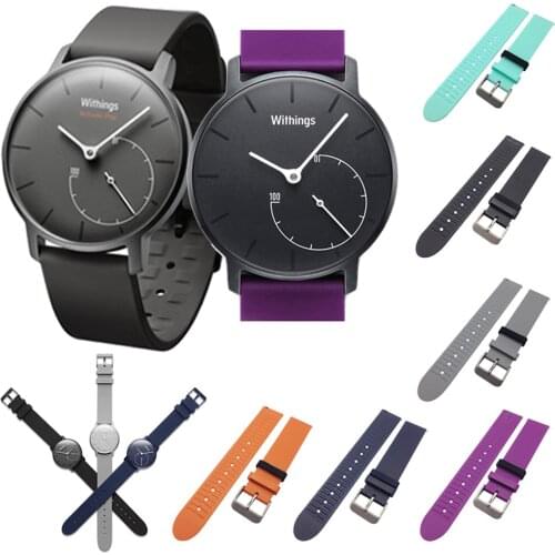 New Band For Withings Activite Steel Straps Replacement Soft Silicone Watchband Sports Bracelet for huawei 18mm smartwatch Strap