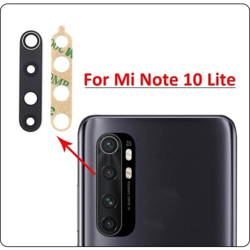 Camera Glass Lens Back Rear Camera Glass Lens For Xiaomi Mi Note 10 Pro / Note 10 Lite / Mi 10T Pro With Adhesive Sticker