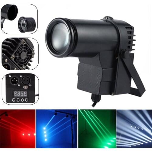 RGBW 4in1 LED Stage Lighting Pinspot Professional DMX Beam Spotlight DJ DISCO Party KTV Bar nightclub effect lights projector