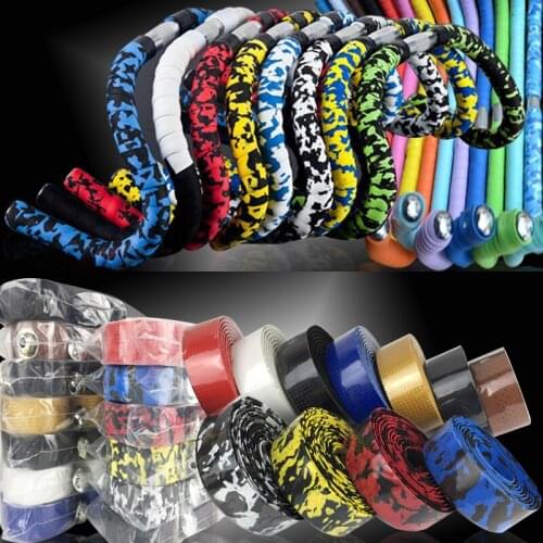 Bicycle Handlebar Tape Leather / Carbon Texture / Camouflage / Foam/Synthetic Sponge