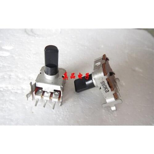 [VK] B10K B103 square single horizontal horizontal volume potentiometer half handle long 12MM new switch