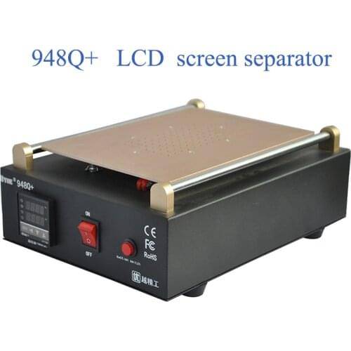 Max 11 inches Built-in Vacuum Pump Mobile phone LCD Screen Separator Machine Glass Touch Screen Refurbished Uyue 948Q