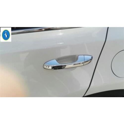 Yimaautotrims Auto Accessory Side Door Handle Protector Frame Cover Stickers Trim 8 Pcs Fit For KIA Sportage 2016 2017 2018 ABS