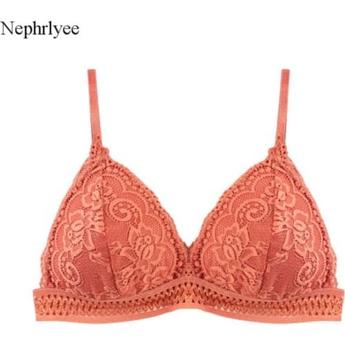 2021 New Women Lace Bra Sexy Backless Thin Cup Bras Lingerie Comfort Bralette Padded Brassiere Seamless Girls Underwear CA256