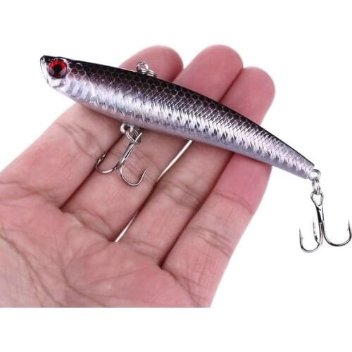 1pcs 9.5cm/26g VIB Fishing Lure Rattlin Hook Fishing Sinking Vibration Rattlin Hooktion Bait Pencils Fishing Gear