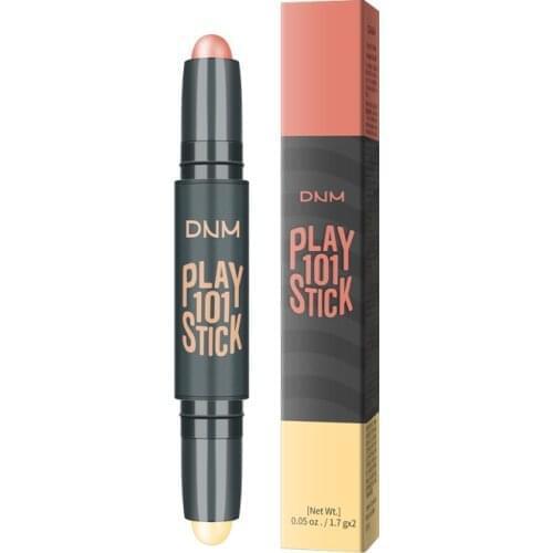 1 Pcs Double Head Face Brighten Skin Concealer Foundation Multi-Color Highlight Shadow Pen Flaws Full Skin Contour Makeup Tool