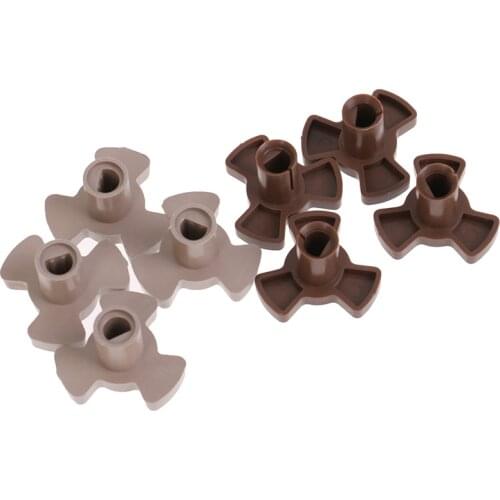 4Pcs Universal Microwave Oven Turntable Roller Guide Support Coupler Tray Shaft