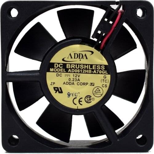 6cm 6025 12V 0.23A AD0612HB-A70GL case fan 6 Month Warranty