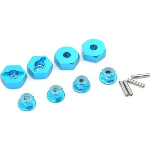 1set 12mm Wheel Hex Hub Adapter For Traxxas Mini 1/16 E-Revo Slash VXL Summit #7154