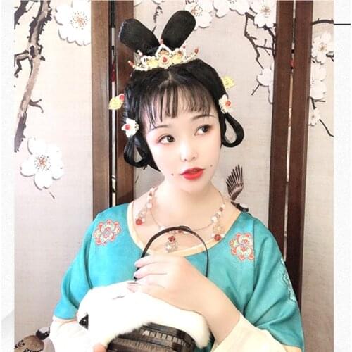 Hanfu Hair Accessory Antique Fairy Cosplay Favors Princess Party Masquerade Lovely Lady TV Movie Play Photography