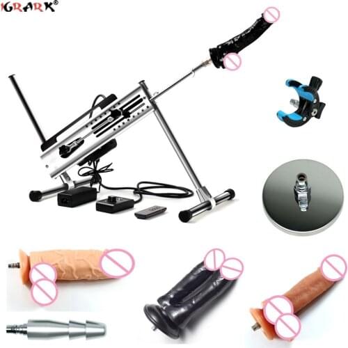 Automatic Mute Sex Machine Toys for Women Men Machines Attachment Masturbation Love Retractable Vibrator Sex Shop Masturbators