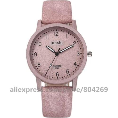 Hot Sale Men Leather Casual Watches Round Analog Quartz Dress Wrist Watch Men Women Fashion Watch 920376