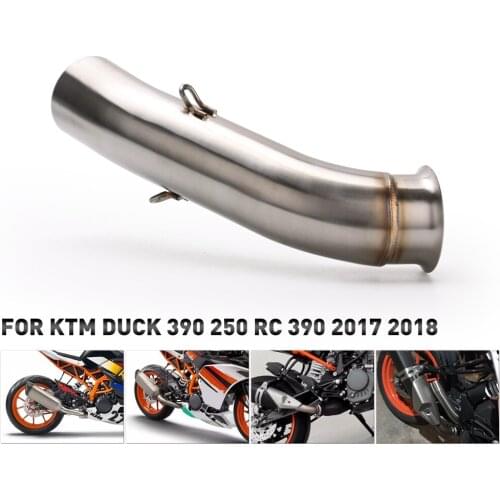 For KTM DUKE 390 250 125 DUKE390 RC390 motorcycle intermediate exhaust pipe connecting pipe fittings 2017 2018