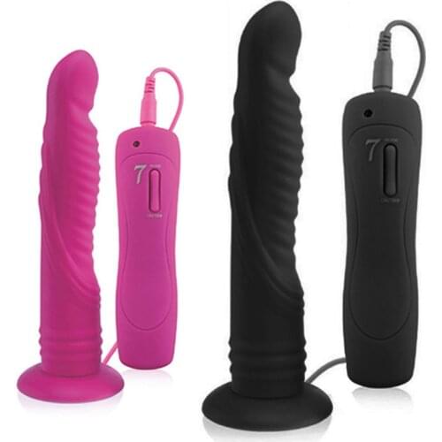 7 Speeds Realistic Big Dildo Vibrator For Woman Silicone Strap On Huge Dildo Suction Cup Anal Vibrators Butt Plug Adult Sex Toys