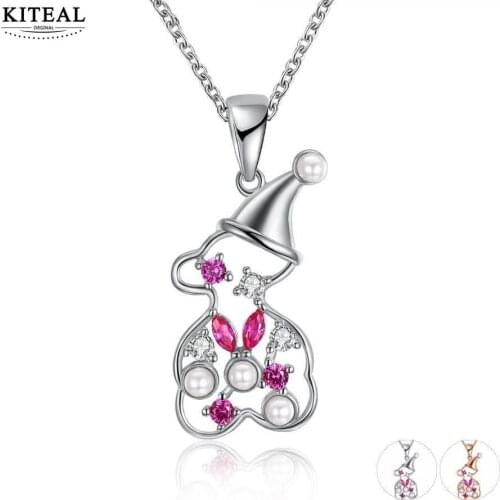 KITEAL 2017 newest Gold color pendant for women&men Christmas snowman Merry Christmas gift bisuteria prices in euros