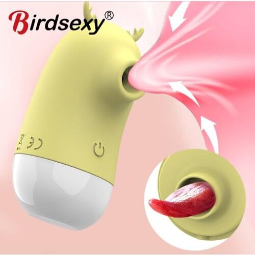 Clitoral Sucking Vibrator For Women Clit Nipple Sucker Clitoris Stimulator Oral Tongue Pussy Licking Sex Toys for Adults Couples