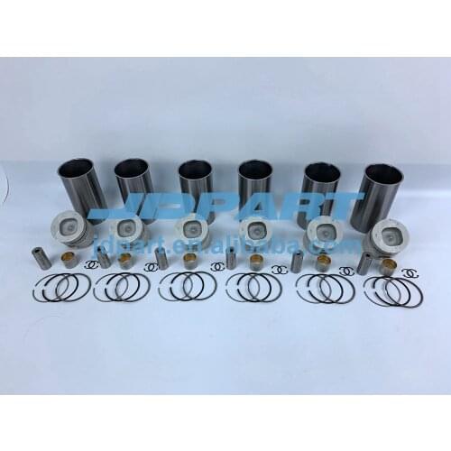 6BD1 Liner Kit With Cylinder Piston Rings Liner For Isuzu