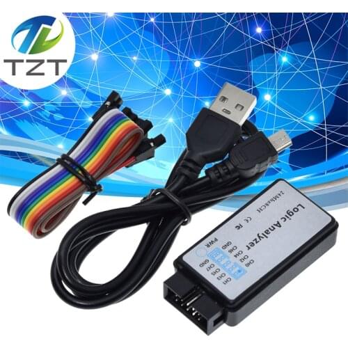 USB Logic Analyzer 24MHz 8 Channel 24M/seconds Logic Analyzer Debugger For ARM FPGA Logic Analyzer Logic 24M 8CH