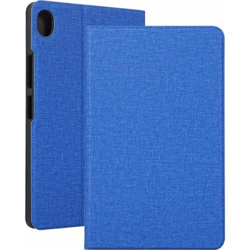 Fashion Skin PU Leather Ultra Slim Woven Design Tablet Shell for Huawei Mediapad M6 8.4 Inch Case Folding Stand Cover Funda+pen