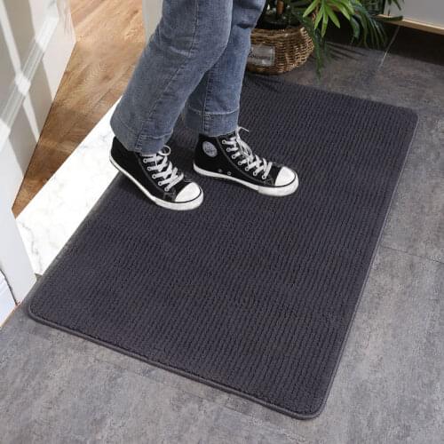 Non-Slip Bath Mat Thicken Super Absorbent Stripe Floor Mats European Style Machine Washable Bathroom Rugs Home Decoration